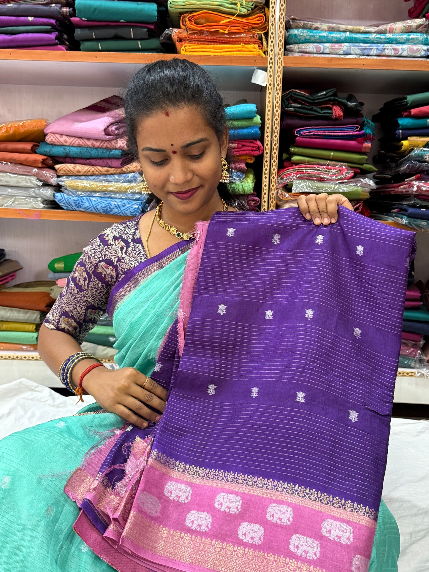 Russian silk sarees