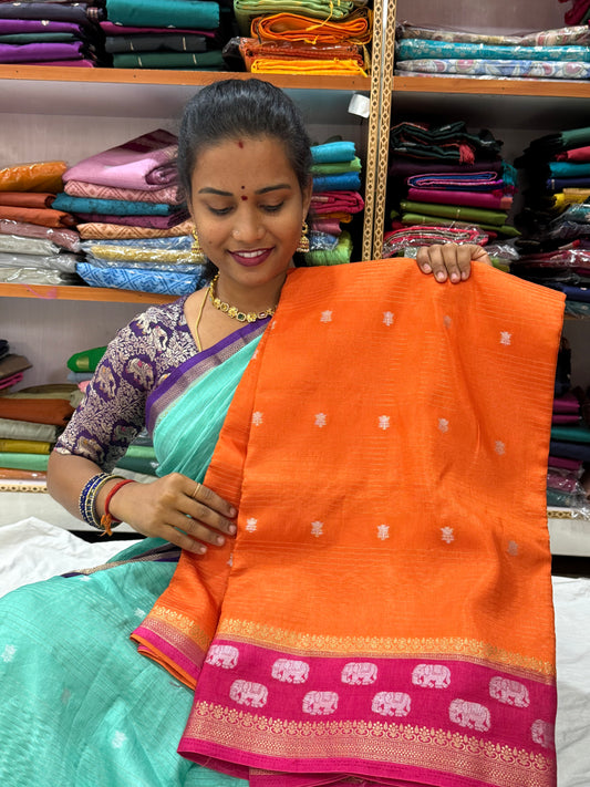 Russian silk sarees