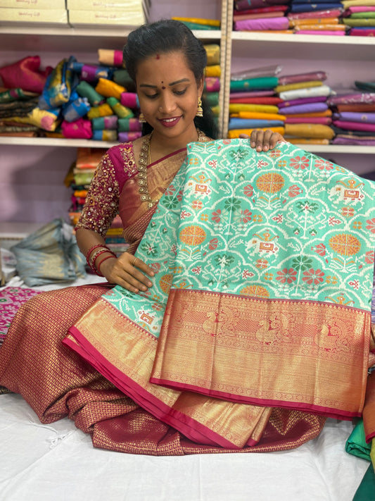 Ekath kanchi pattu sarees