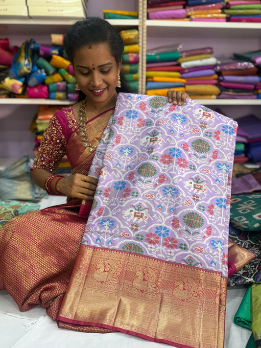 Ekath kanchi pattu sarees